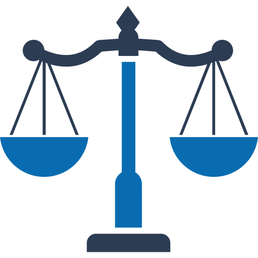 Justice symbol watermark